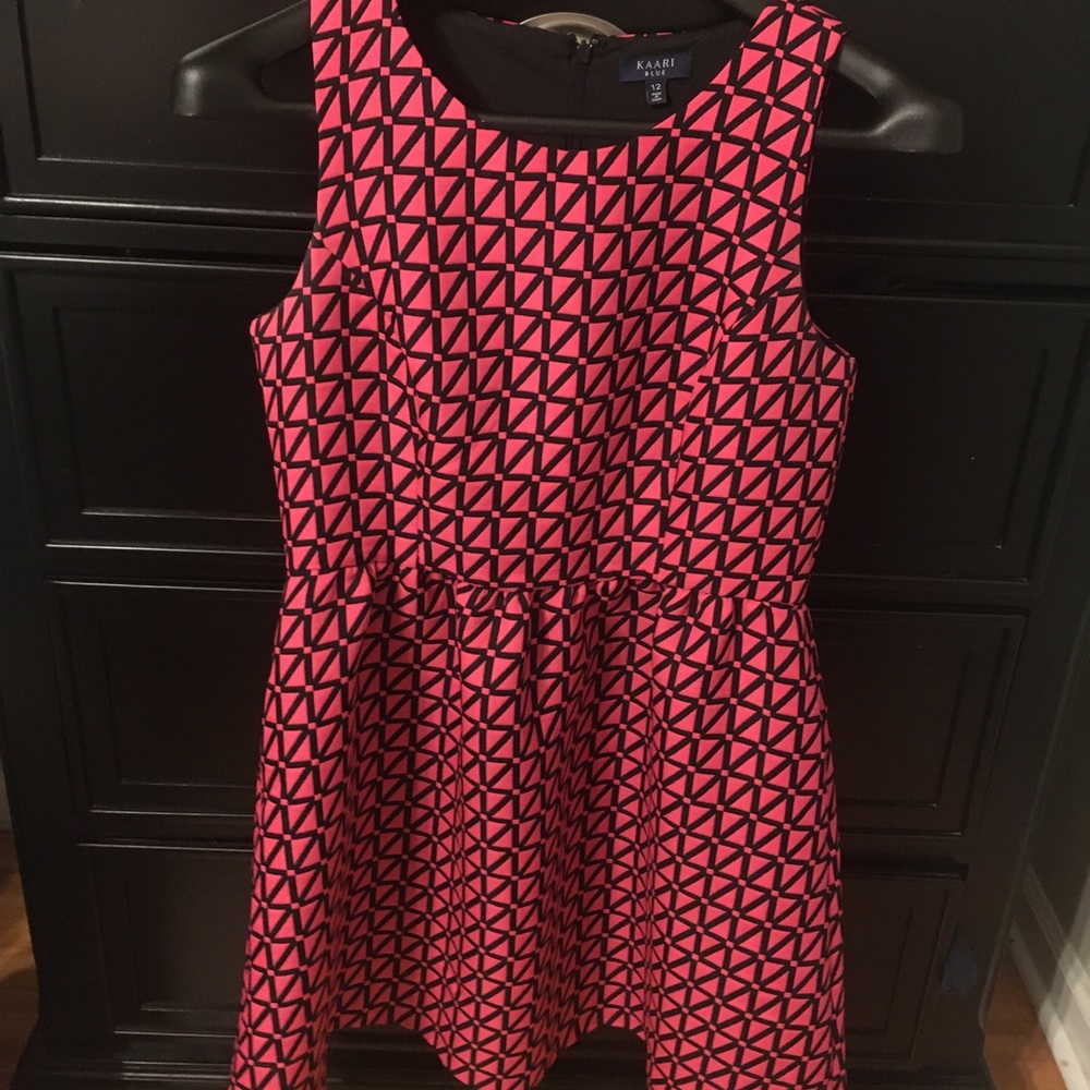Hot pink and navy size 12 dress